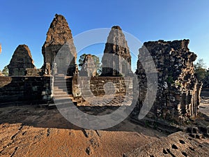 Sunrise Spectacle: Exploring East Baray Temple at Dawn, Angkor Wat, Siem Reap, Cambodia