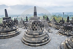 Borobodur temple, Java, Indonesia photo