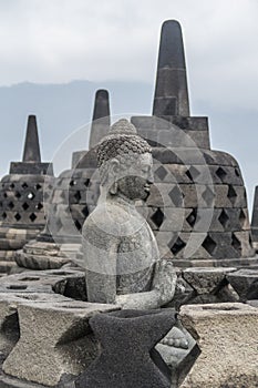 Borobodur temple, Java, Indonesia photo