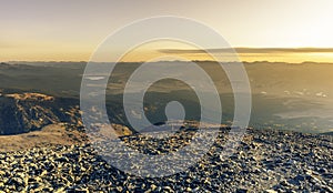 Sunrise from the summit of Mt Elbert