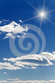 Sunrise sun sky clouds