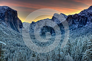 Sunrise suprise Yosemite Valley