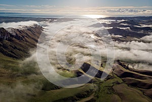 Sunrise at Te Mata Peak, Hawke`s Bay, New Zealand