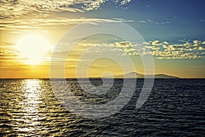 Sunrise Tiran Island photo
