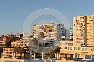 Sunrise in Torremolinos in Spain