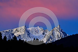 Sunrise, Trapper Peak, Montana. photo