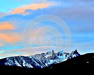 Sunrise, Trapper Peak, Montana. photo