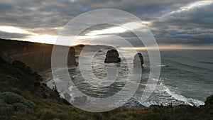 Sunrise at the twelve apostles on the great ocean road