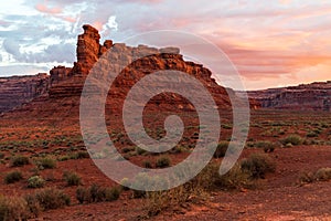 Sunrise in the Valley of the Gods