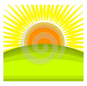 Sunrise vector