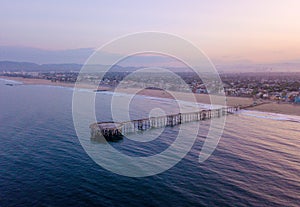 Sunrise at the Venice beach in Los Angeles