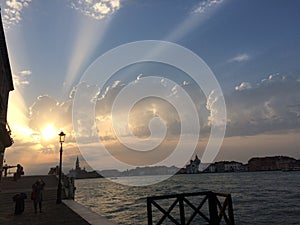 Sunrise in Venice, Venezia, Italy