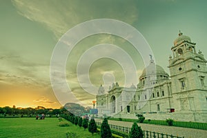 Sunrise at Victoria Memorial, Kolkata