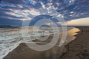 A sunrise view of the Carribean beach in Costa rica - Landscape