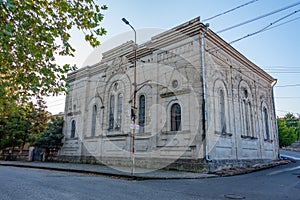 Sunrise view of Kutaisi synagogue in Georgia