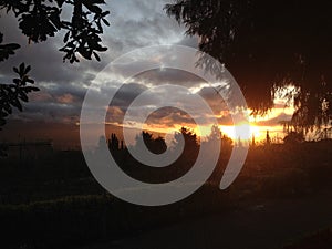 sunrise view on mountains of Malang, east java, indonesiaÃ¯Â¿Â¼