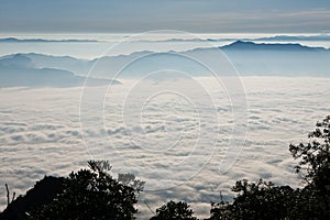 Sunrise view point from Doi Chiang Dao mountain