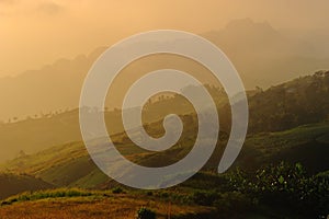 Sunrise from view point of Phutabberk