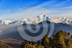 Sunrise view from Poon hill photo