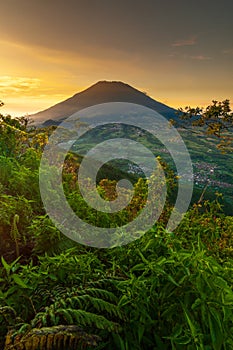 Sunrise view at telomoyo mountain