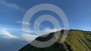 sunrise view from the top of andong mountain