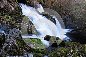 Sunrise waterfall