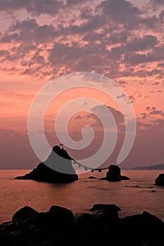 Sunrise upon Wedded Rocks