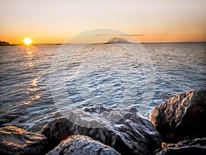 Sunrise at West Warf in Madison Connecticut