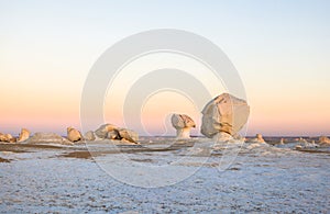 Sunrise at White Desert, Egypt