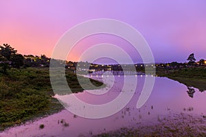 Sunrise at Wooden Bridge