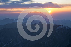 Sunrise of Wutaishan