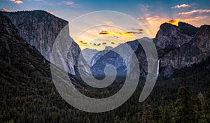 Sunrise on Yosemite Valley, Yosemite National Park, California