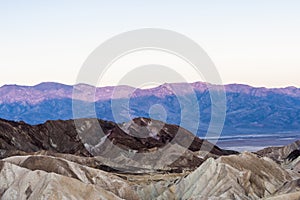 Sunrise at Zabriskie Point, Death Valley National Park, USA