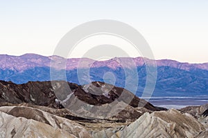 Sunrise at Zabriskie Point, Death Valley National Park, USA