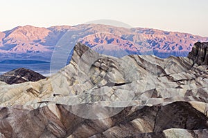 Sunrise at Zabriskie Point, Death Valley National Park, USA