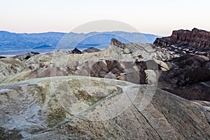 Sunrise at Zabriskie Point, Death Valley National Park, USA