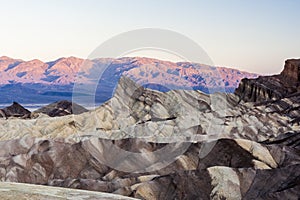 Sunrise at Zabriskie Point, Death Valley National Park, USA