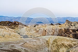 Sunrise at Zabriskie Point, Death Valley National Park, USA