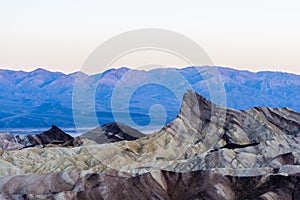 Sunrise at Zabriskie Point, Death Valley National Park, USA