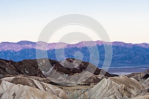 Sunrise at Zabriskie Point, Death Valley National Park, USA