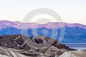 Sunrise at Zabriskie Point, Death Valley National Park, USA