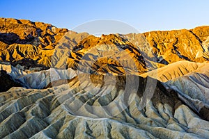 Sunrise at Zabriskie Point, Death Valley National Park, USA