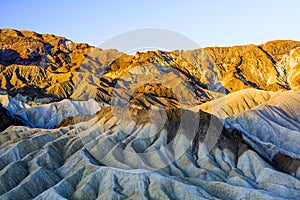 Sunrise at Zabriskie Point, Death Valley National Park, USA