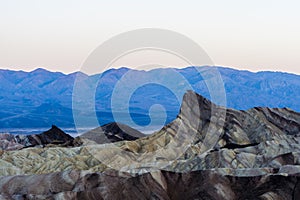 Sunrise at Zabriskie Point, Death Valley National Park, USA