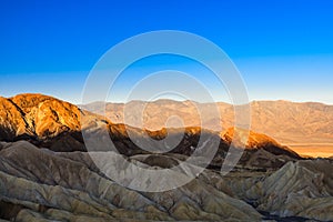 Sunrise at Zabriskie Point, Death Valley National Park, USA