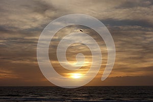 Sunrising at punta del diablo, uruguay