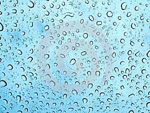 Sunroof views on a rainy day