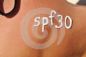 Sunscreen lotion