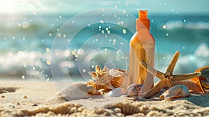 Sunscreen Serenity: A Starfishs Beachside Companion