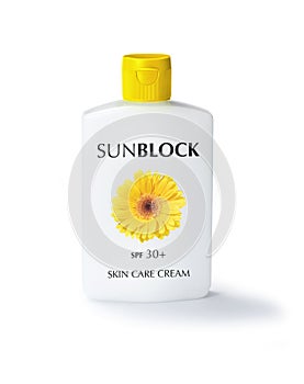 Sunscreen Sunblock Cream Sun Lotion photo